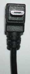 Extra image of Vertical right-angle microUSB extension Cable/lead (20cm)